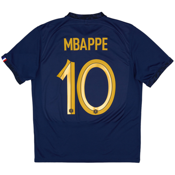 2022-23 France Home Shirt Mbappe #10 - 7/10 - (M)