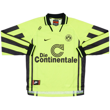 1996-97 Borussia Dortmund Home L/S Shirt - 8/10 - (M)