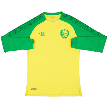 2017-18 Nantes Home L/S Shirt - 8/10 - (M)