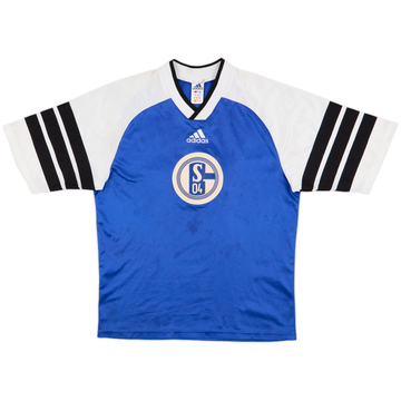 1998-99 Schalke adidas Training Shirt - 6/10 - (S)