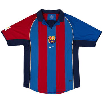 2001-02 Barcelona Home Shirt Luis Enrique #21 - 4/10 - (M)
