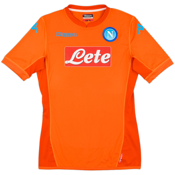 2017-18 Napoli European GK S/S Shirt - 8/10 - (L)