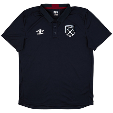 2018-19 West Ham Umbro Polo Shirt - 9/10 - (L)