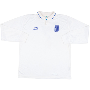 1993 Greece Match Issue Away L/S Shirt #7