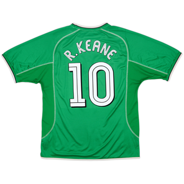 2001-03 Ireland Home Shirt R.Keane #10 - 6/10 - (L)