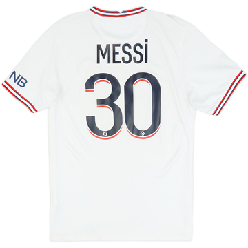 2021-22 Paris Saint-Germain Fourth Shirt Messi #30 - 6/10 - (S)