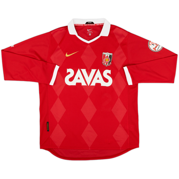 2010 Urawa Red Diamonds Home L/S Shirt - 7/10 - (M)