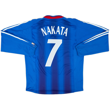 2004-06 Japan Home L/S Shirt Nakata #7 - 6/10 - (M)