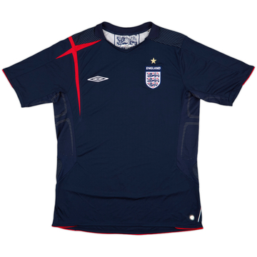 2006-08 England GK S/S Shirt - 9/10 - (M)