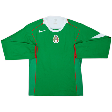 2005 Mexico Player Issue Home L/S Shirt - 7/10 - (M)