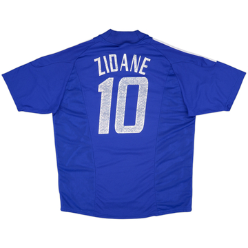 2002-04 France Home Shirt Zidane #10 - 5/10 - (XL)