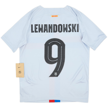 2022-23 Barcelona Third Shirt Lewandowski #9 (XL.Boys)