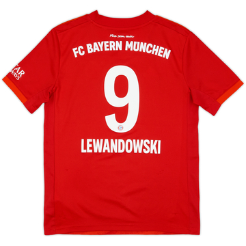 2019-20 Bayern Munich Home Shirt Lewandowski #9 - 8/10 - (M.Boys)