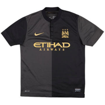 2013-14 Manchester City Away Shirt - 8/10 - (M.Boys)