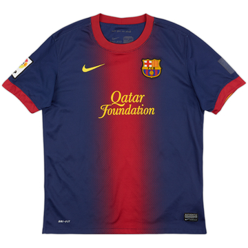 2012-13 Barcelona Home Shirt Messi #10 - 4/10 - (L.Boys)