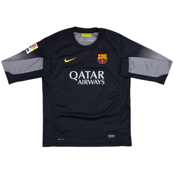 2013-14 Barcelona GK Shirt - 8/10 - (L.Boys)