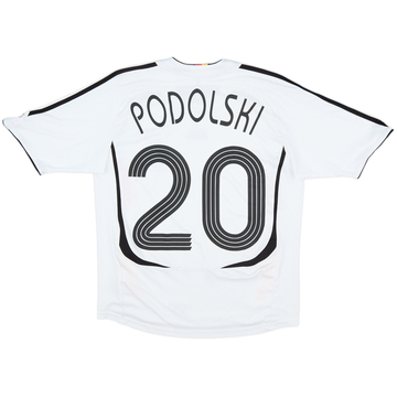 2005-07 Germany Home Shirt Podolski #20 - 8/10 - (L.Boys)