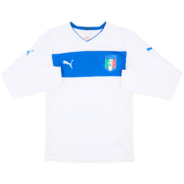 2012-13 Italy Authentic Away L/S Shirt - 5/10 - (S)
