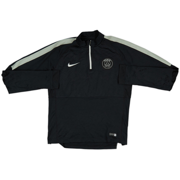 2014-15 Paris Saint-Germain Nike 1/4 Zip Drill Top - 8/10 - (M)