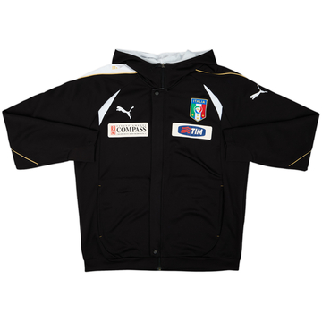 2010-11 Italy Puma Hooded Track Jacket - 8/10 - (L)