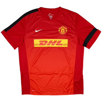 2013-14 Manchester United Nike Training Shirt - 9/10 - (XL)