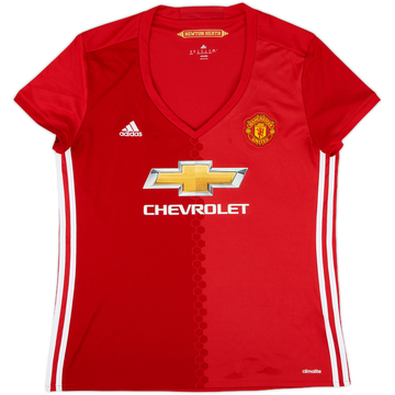2016-17 Manchester United Home Shirt - 9/10 - (Women's XL)