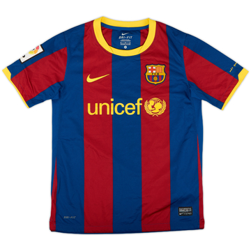 2010-11 Barcelona Home Shirt - 7/10 - (M.Boys)