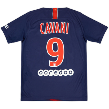 2018-19 Paris Saint-Germain Home Shirt Cavani #9 - 8/10 - (XL.Boys)