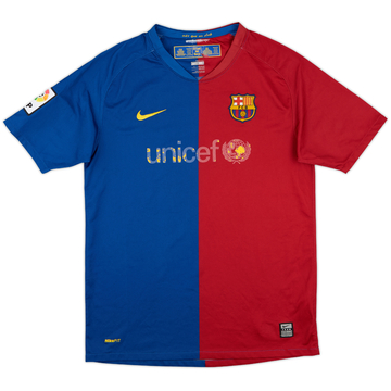 2009-10 Barcelona Home Shirt - 4/10 - (XL.Boys)