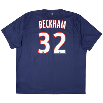 2012-13 Paris Saint-Germain Home Shirt Beckham #32 - 8/10 - (XXL)