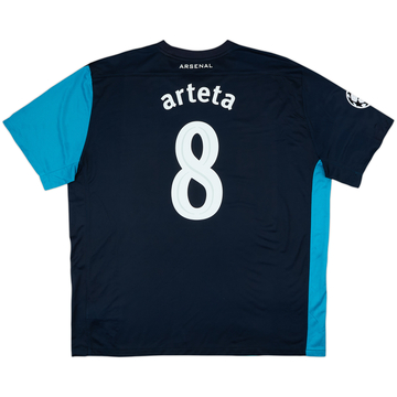 2011-12 Arsenal Away Shirt Arteta #8 - 8/10 - (XXL)