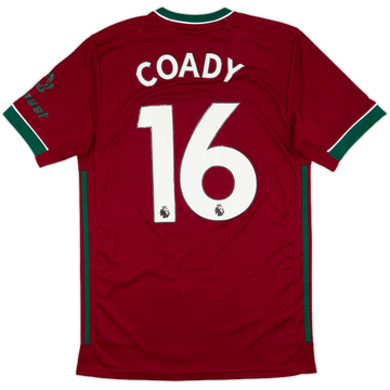 2020-21 Wolves Third Shirt Coady #16 - 5/10 - (S)