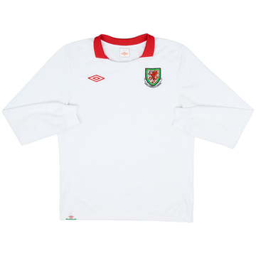 2010-11 Wales Away L/S Shirt - 8/10 - (M)