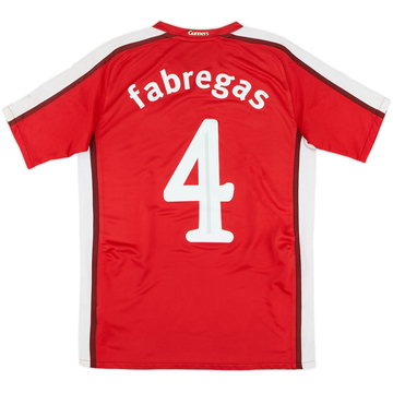2008-10 Arsenal Home Shirt Fabregas #4 - 6/10 - (XL.Boys)
