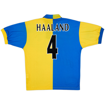 1997-99 Leeds United Away Shirt Haaland #4 - 8/10 - (M)