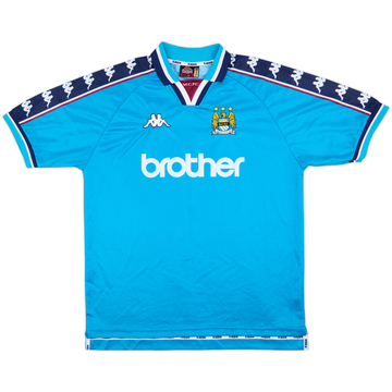 1997-99 Manchester City Home Shirt - 8/10 - (XL)