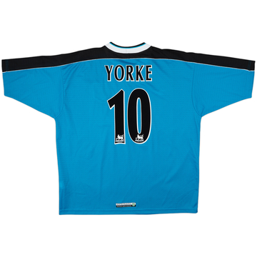 1998-99 Aston Villa Away Shirt Yorke #10 - 8/10 - (XXL)