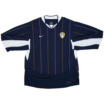 2003-04 Leeds United Player Issue Away L/S Shirt - 8/10 - (L)