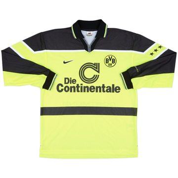 1997-98 Borussia Dortmund Player Issue Home L/S Shirt - 8/10 - (L)