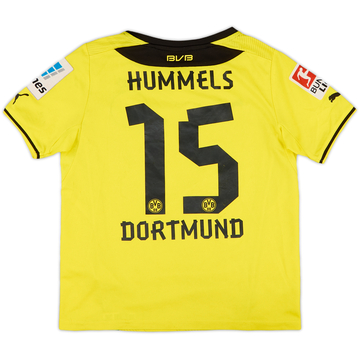 2013-14 Borussia Dortmund Home Shirt Hummels #15 - 7/10 - (S.Boys)