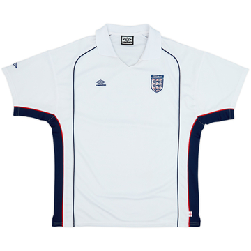 2000-02 England Umbro Polo Shirt - 7/10 - (XL)