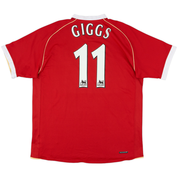 2006-07 Manchester United Home Shirt Giggs #11 - 6/10 - (L)