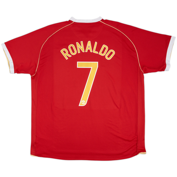 2006-07 Manchester United Home Shirt Ronaldo #7 - 6/10 - (3XL)