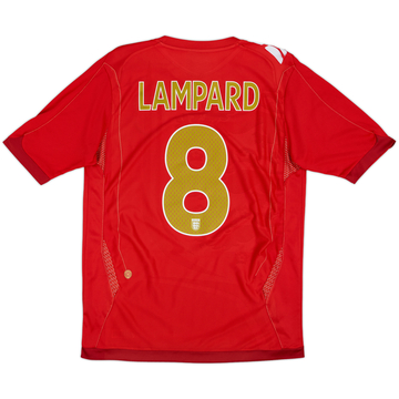 2006-08 England Away Shirt Lampard #8 - 5/10 - (M)