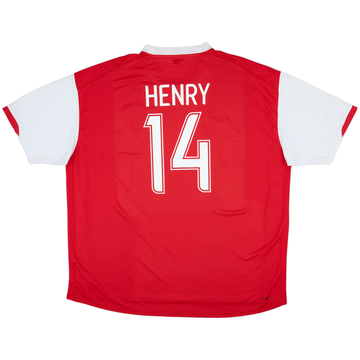 2006-08 Arsenal Home Shirt Henry #14 - 6/10 - (3XL)