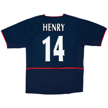2002-04 Arsenal Away Shirt Henry #14 - 8/10 - (XXL)