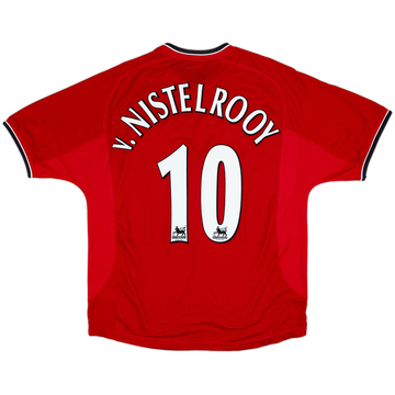 2000-02 Manchester United Home Shirt V.Nistelrooy #10 - 5/10 - (L)