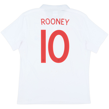 2009-10 England 'South Africa' Home Shirt Rooney #10 - 8/10 - (L)
