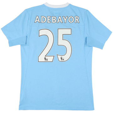 2009-10 Manchester City Home Shirt Adebayor #25 - 6/10 - (M)