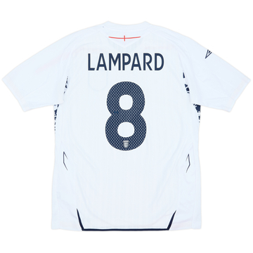 2007-09 England Home Shirt Lampard #8 - 6/10 - (M)